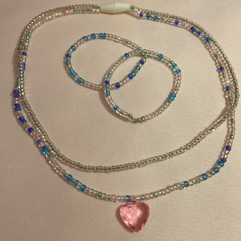 Girls necklace and bracelets